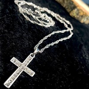 NWOT Western Rhinestone Cross Necklace by MidwestLiving.com